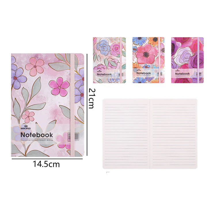 Libreta Elastico 96Hojas A5 1