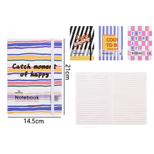 Libreta Elastico 96Hojas A5