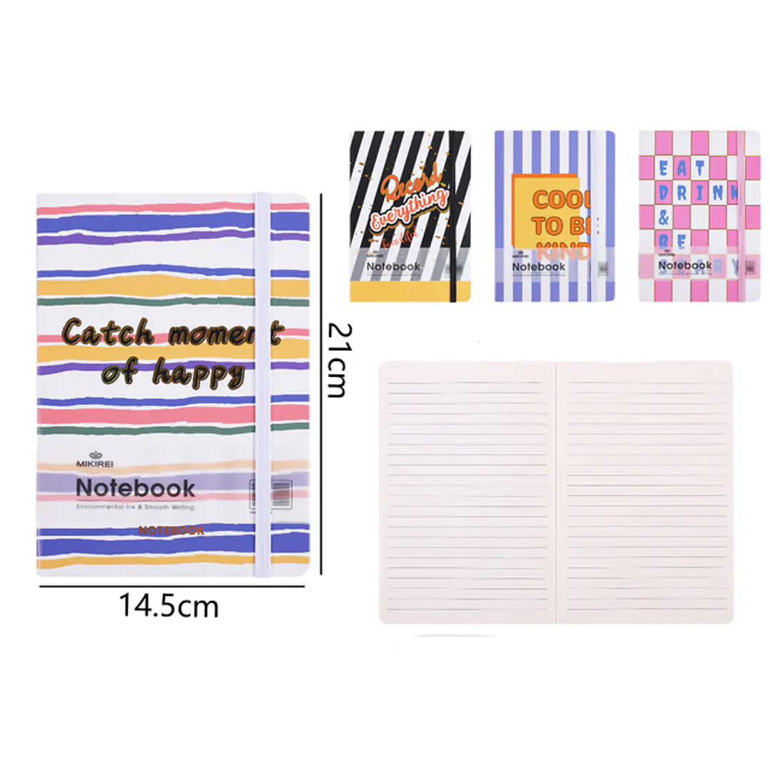 Libreta Elastico 96Hojas A5 1