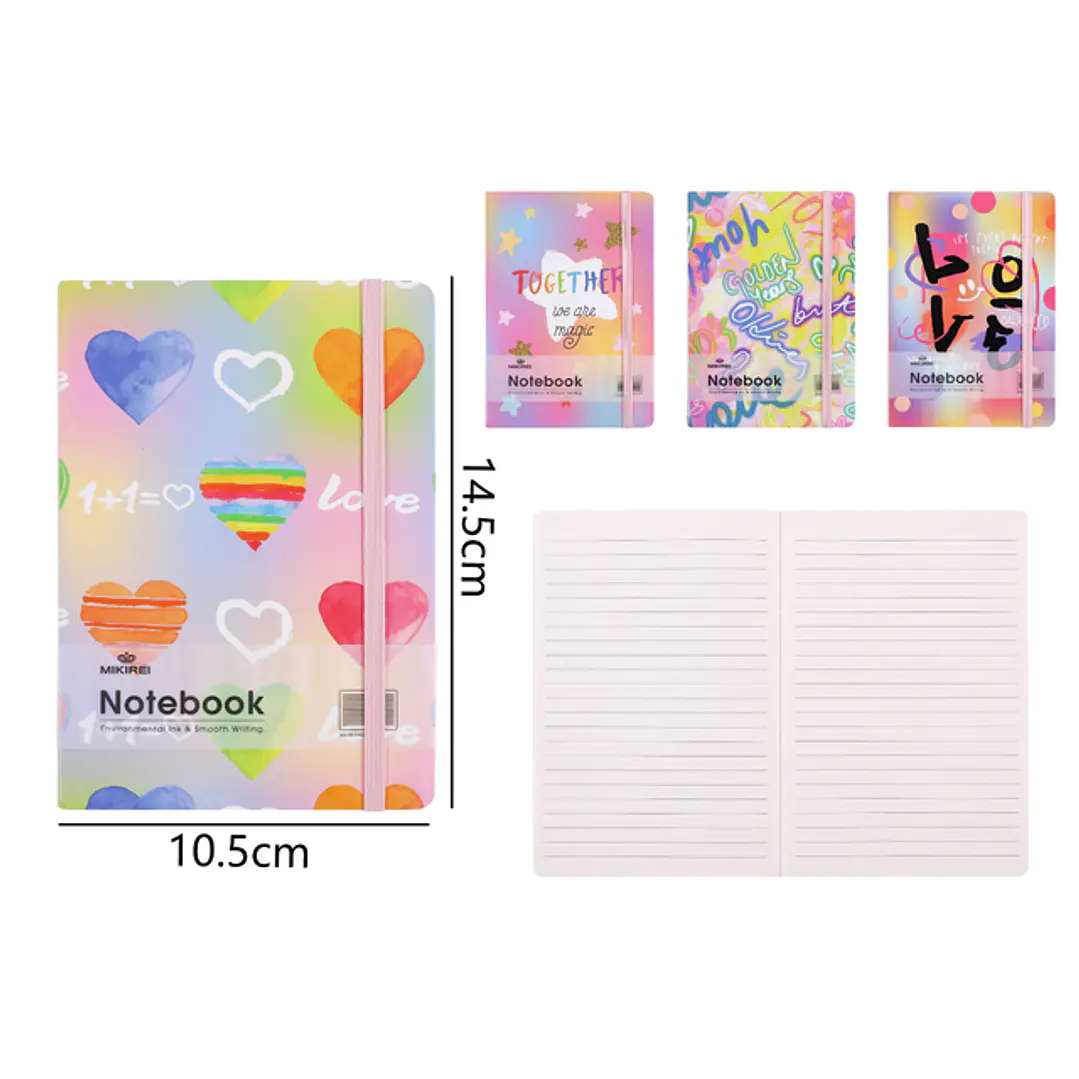 Libreta Elastico 96Hojas A6 1