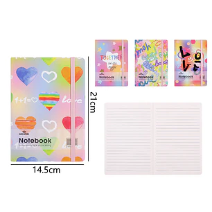Libreta Elastico 96Hojas A5