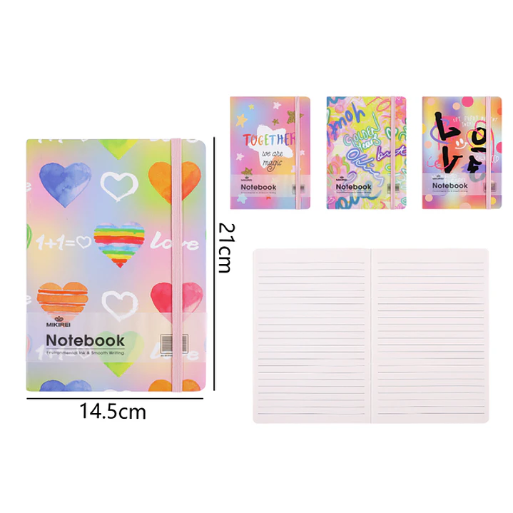Libreta Elastico 96Hojas A5 1