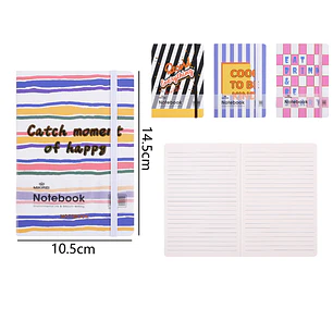 Libreta Elastico 96Hojas A6