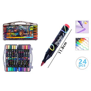 Marcadores De Colores 11.8Cm 24Pcs