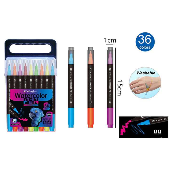 Marcadores De Color 36Pcs 1