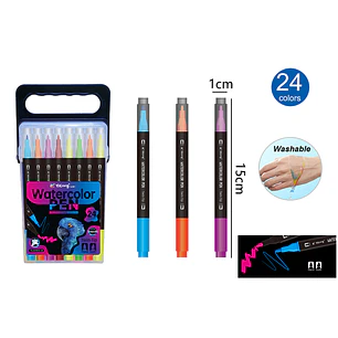 Marcadores De Color 24Pcs