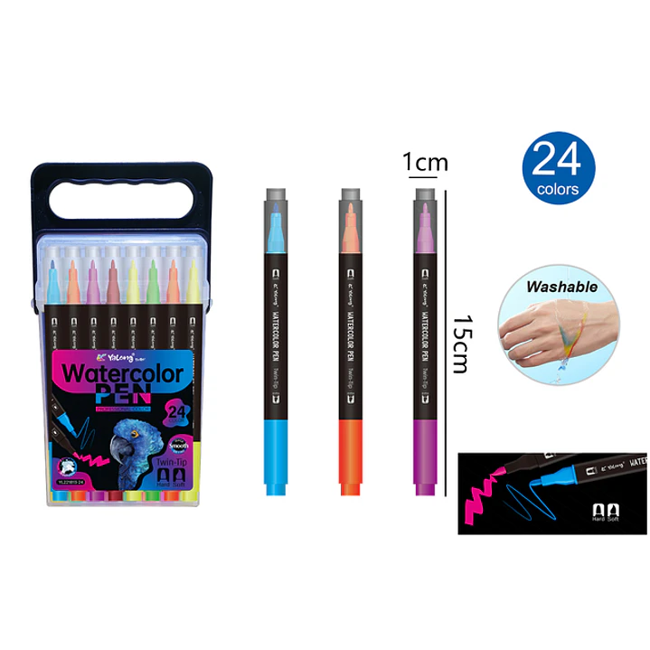 Marcadores De Color 24Pcs 1