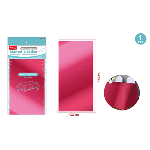Mantel Metal Mate Rojo 137X183Cm