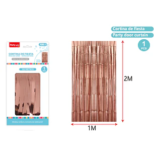 Cortina De Fiesta Rosadorado 1X2M