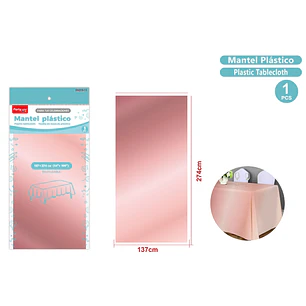 Mantel Metal Mate Rosadorado 137X274Cm