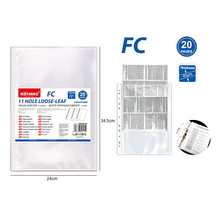 Fundas De Hojas Fc 20Hojas