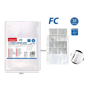 Fundas De Hojas Fc 30Hojas