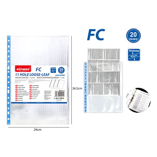 Fundas De Hojas Fc 20Hojas