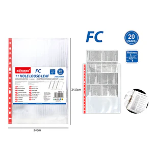 Fundas De Hojas Fc 20Hojas