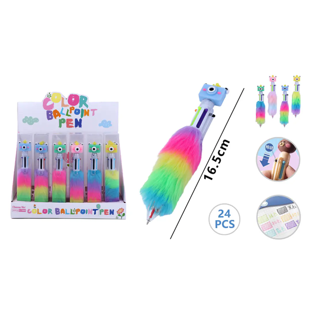 Boligrafo Multicolor 6Colores 16.5Cm 1