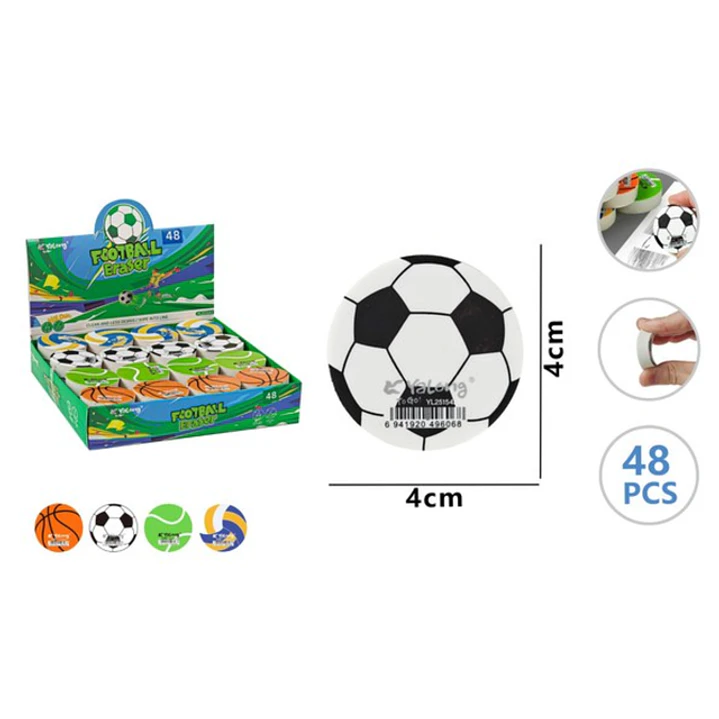 Gomas De Borrar Pelotas 4Cm 48 Unidades 1