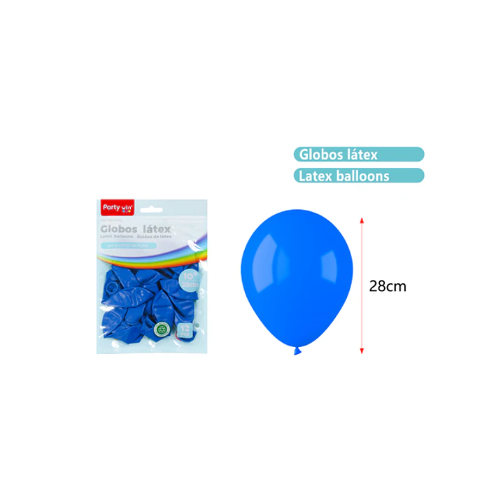 Globos Mate Amarillo 28Cm 2.2G 12 Unidades 1