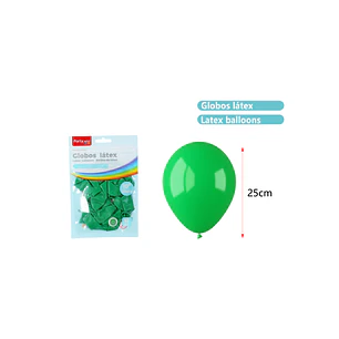 Globos Mate Verde Oscuro 25Cm 1.5G 12 Unidades