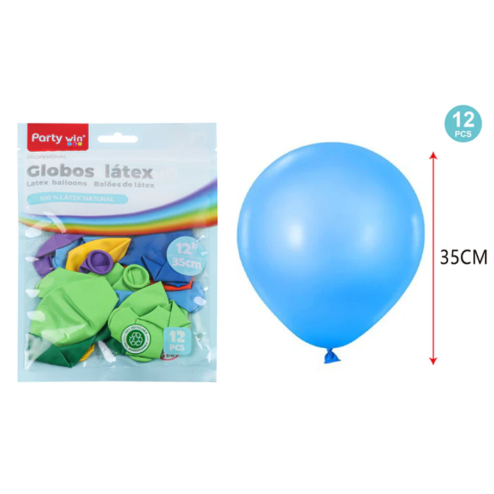 Globos Mate Surtidos 35Cm 2.8G 12 Unidades 1