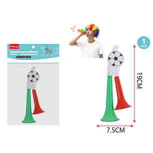 Juguete Para Piñata Silbato Futbol 19Cm