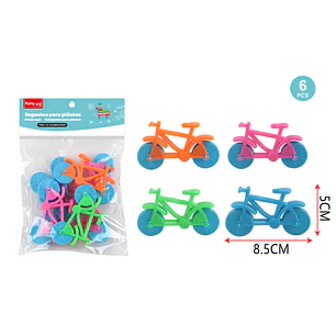 Juguetes Piñata Bicicleta 6 Unidades