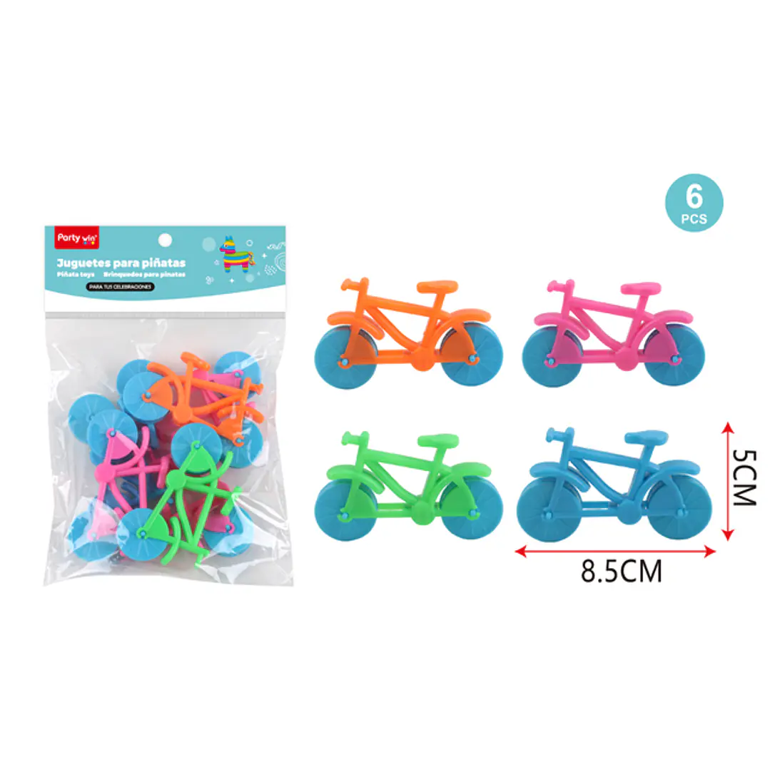 Juguetes Piñata Bicicleta 6 Unidades 1