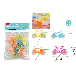Juguetes Piñata Bicicleta 12 Unidades