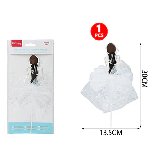 Adorno Para Torta Tutu Mujer 30Cm