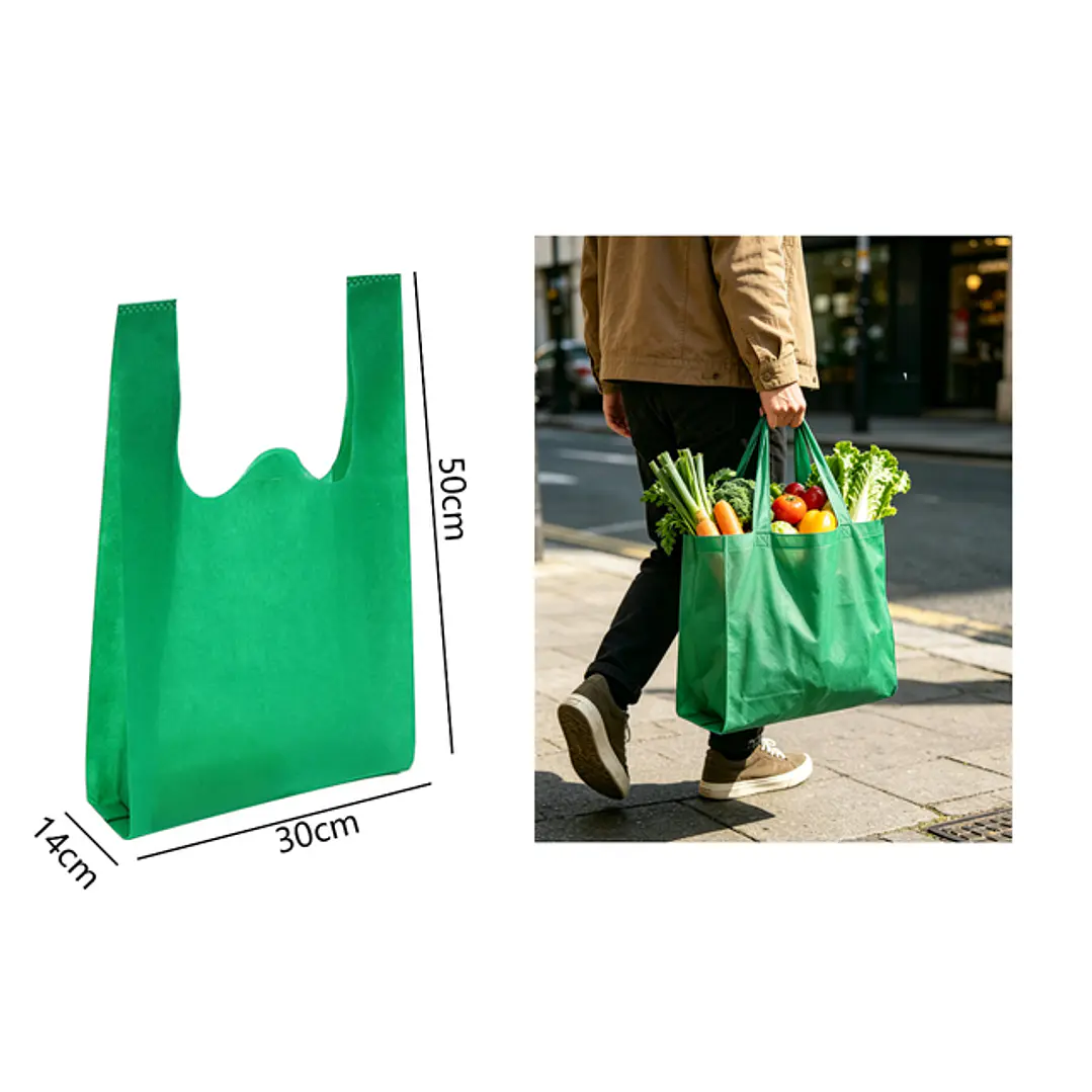 Bolsas Verde 30X50X14Cm 1