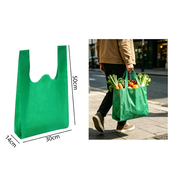 Bolsas Verde 30X50X14Cm 1