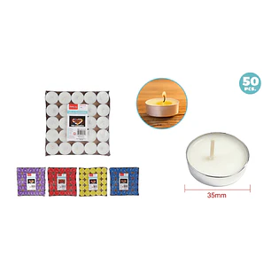 Velas Aromaticas Surtido 35Mm 50 Unidades