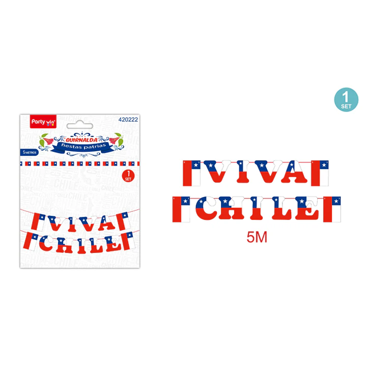 Guirnalda Fiestas Patrias 5M 1