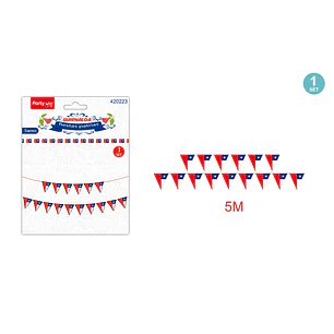 Guirnalda Banderas Fiestas Patrias 5M