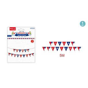 Guirnalda Banderas Fiestas Patrias 5M
