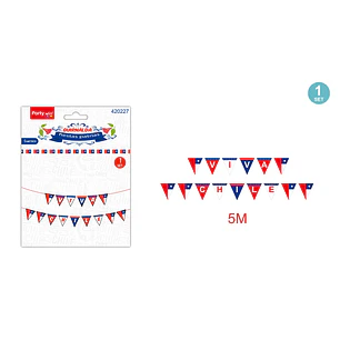 Guirnalda Banderas Fiestas Patrias 5M