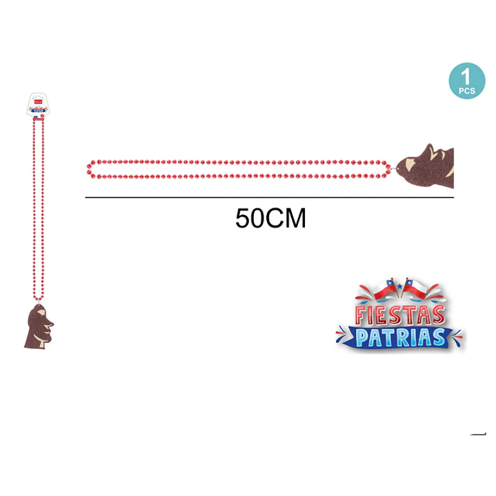 Collar Fiestas Patrias 50Cm 1