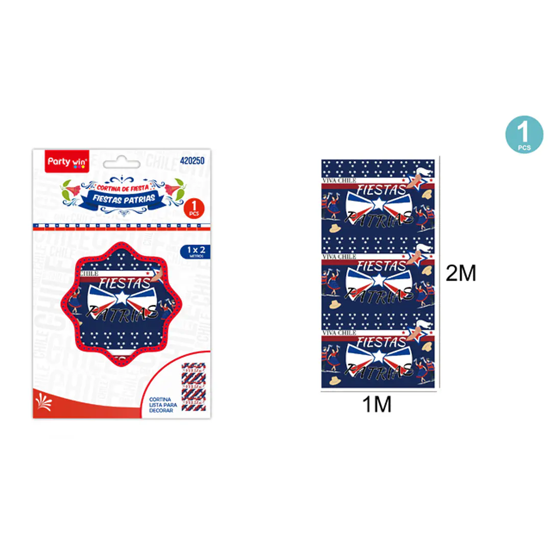 Cortina De Fiestas Patrias 2X1M 1