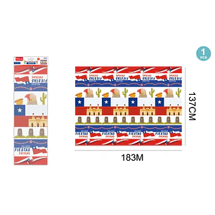 Mantel Fiestas Patrias 183X137Cm