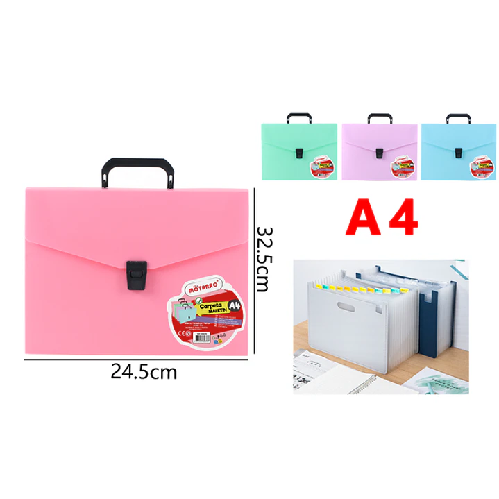 Carpeta Maletin 24.5X32.5Cm A4 1