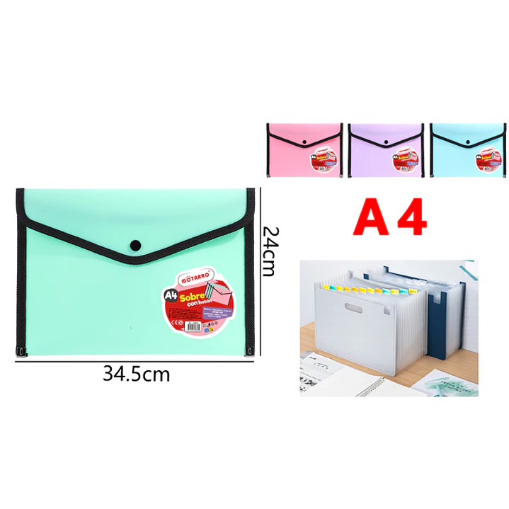 Carpeta 34.5X24Cm A4 1