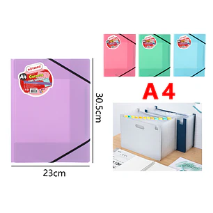Carpeta Con Fundas 30.5X23Cm A4