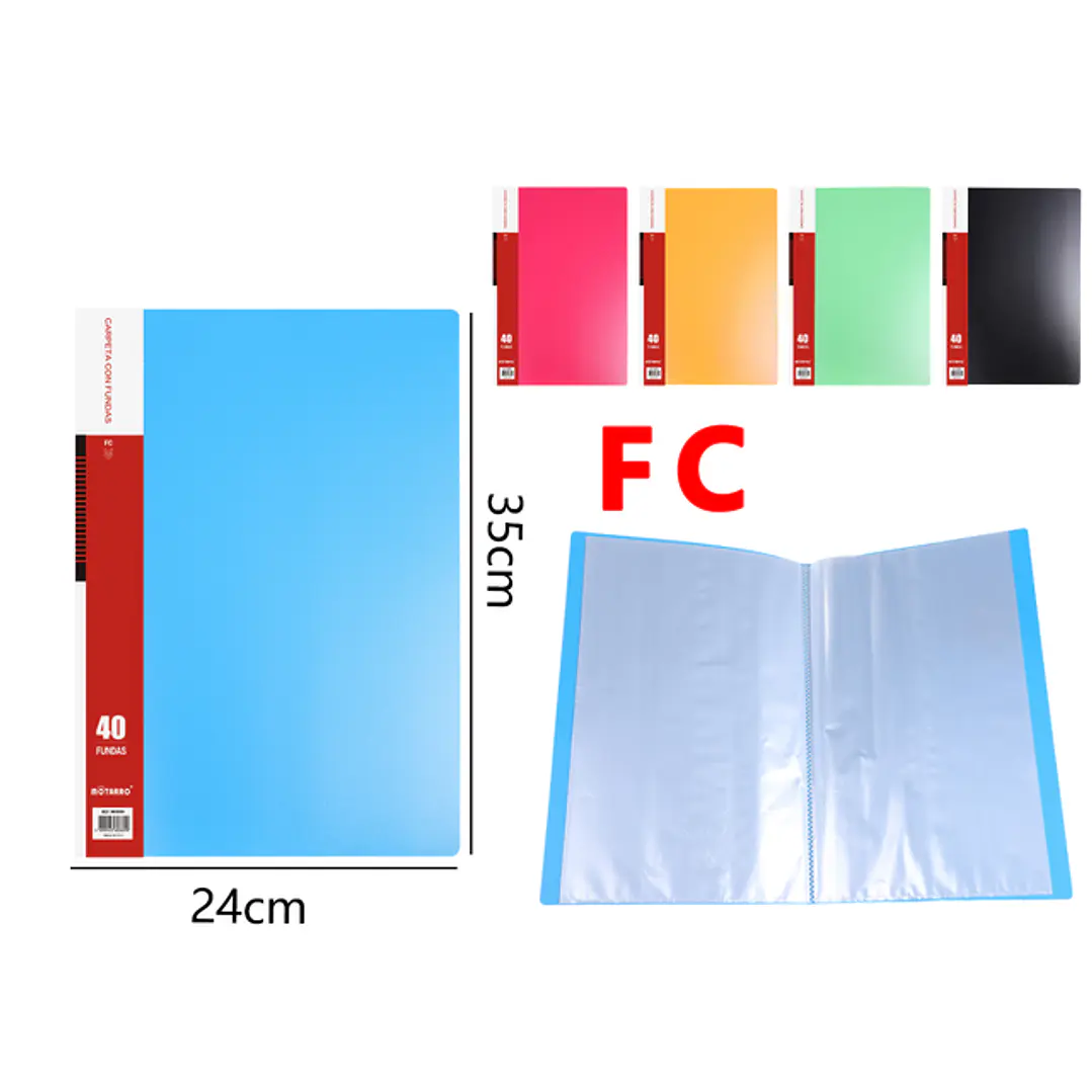 Carpeta 40 Fundas 35X24Cm 1