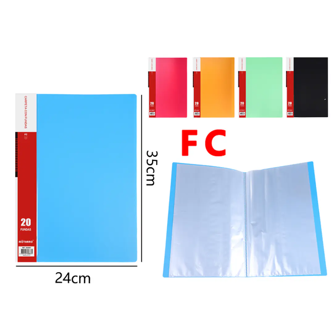 Carpeta 20 Fundas 35X24Cm 1