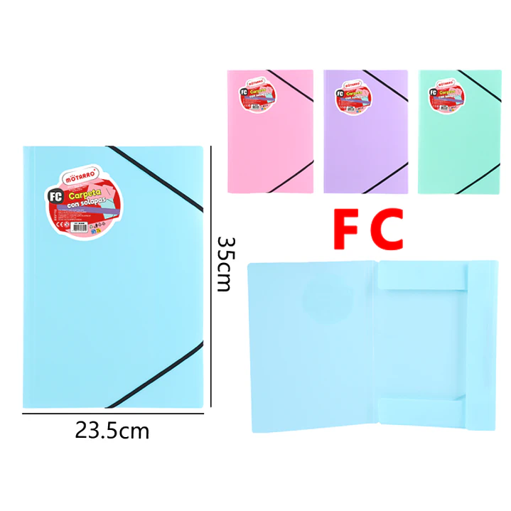 Carpeta Con Solapas 23.5X35Cm 1