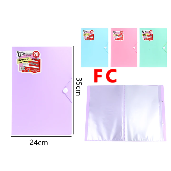 Carpeta 20 Fundas 35X24Cm 1