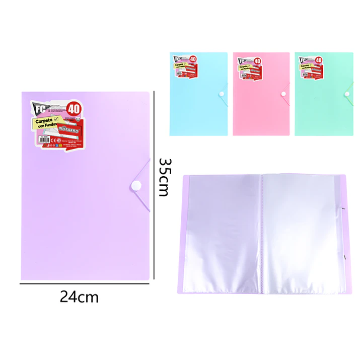 Carpeta 40 Fundas 35X24Cm 1