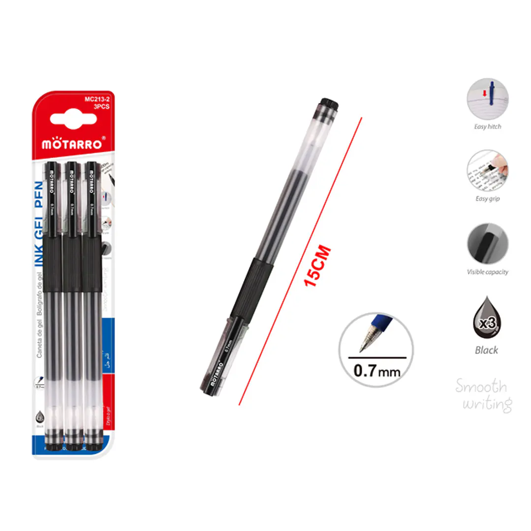 Boligrafo Gel Negro 1