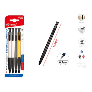 Boligrafos De Secado Rapido 4 Unidades 0.7Mm