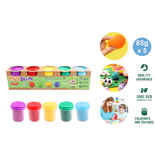 Plastilina De Harina 5 Unidades 85G