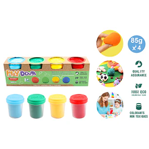 Plastilina De Harina 4 Unidades 85G